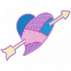 Hearts Embroidery Design 4
